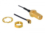 DeLOCK 50cm antenos kabelis juodas