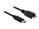 Delock USB Type-C kabelis 1m juodas
