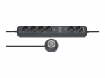 brennenstuhl Eco-Line pratętimo lizdas Comfort Plus EL CSP 24 6-vietų 1.5m H05VV-F 3G1.5 2 nuolatiniai, 4 perjungiami lizdai dėžutė 6-ių i&scaron;ėjimų Pi...