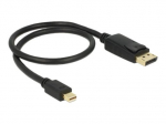 Delock DisplayPort adapteris 50cm juodas