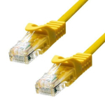 CAT5e U/UTP CU PVC Ethernet Kabelis Geltonas 5m