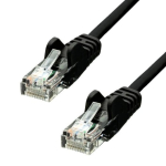 CAT5e U/UTP CCA PVC Ethernet Kabelis Juodas 7m