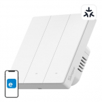 SONOFF M5-3C-86W WiFi Matter i&scaron;manusis sienos jungiklis (3 kanalų)
