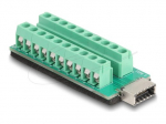 Delock USB Adapteris Žalias Sidabras