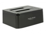 DeLOCK Dvigubas SATA HDD > USB 3.0 klono funkcijos saugyklos valdiklis