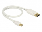 Delock DisplayPort adapteris 50cm baltas