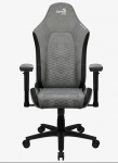 Aerocool Crown AeroSuede Universal gaminginė kėdė su pagalve Akmenų pilka