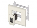Delock Easy 45 Click-in Module - White, RAL 9003