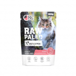 VETEXPERT Raw Paleo Suaugusiai sterilizuotai Kiauliena &ndash; drėstas kačių maistas &ndash; 100g
