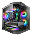 Mars Gaming MC-3TLITE Mini Tower juoda