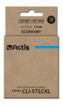 Actis KC-571C inko (Canon CLI-571C pakeitimas; Standartas; 12 ml; ciano)
