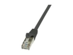 LogiLink CAT 5e sulankstomas neekranuotas susuktų porų (F/UTP) 25cm jungtis juodas