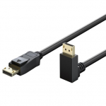 Goobay DisplayPort 2.1 kabelis žemyn kampu 8K 144Hz 5m