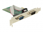 DeLock PCI Express Card > 2 x Serial RS-232 Adapter PCI Express 2.0 x1 230.4Kbps