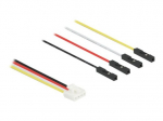 Delock IOT maitinimo/datos kabelis 40 cm juodas raudonas baltas geltonas