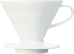 HARIO V60-02 baltas keramikos la&scaron;ino kavos filtras