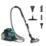 Dulkių siurblys PHILIPS Be mai&scaron;elio 900 Watts Talpa 1.5 l Triuk&scaron;mas 77 dB Tamsiai pilka Svoris 5.3 kg FC9556/09
