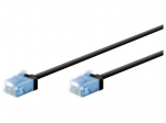 Goobay CAT 6a U/FTP CU itin lankus kabelis 5m juodas