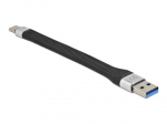 Delock USB Type-C kabelis 14 cm juodas