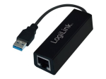 Logilink UA0184A, USB 3.0 iki Gigabit Ethernet adapteris