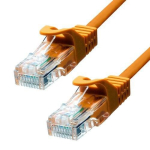 CAT5e U/UTP CU PVC Ethernet Kabelis Oranžinis 5m