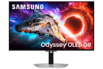 Samsung G80SH kompiuterio monitorius 81,3 cm (32") 3840 x 2160 pikselių 4K Ultra HD OLED Sidabrinis