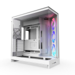 NZXT PC dėžė H9 Flow RGB Midi tower balta