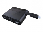 Club 3D CSV-1532 USB-C 3.1 Gen 1 VGA Mini dokas Juodas