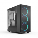 Fractal Design Epoch XL RGB TG juoda i&scaron;plėstinė ATX bok&scaron;to konstrukcija