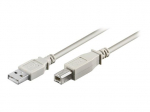 3 m pilkas goobay USB kabelis