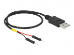 Delock USB/Power kabelis 30cm juodas