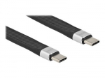 Delock USB Type-C kabelis 13 cm juodas