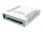 MikroTik Cloud Router Switch CRS106-1C-5S Web Management Desktop SFP ports quantity 5 12 month(s)