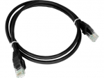 Alantec KKU5CZA1 tinklo kabinas Juodas 0.25 m Cat5e U/UTP (UTP)