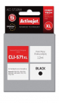 Activejet ACC-571BNX ra&scaron;alas (pakaitalas Canon CLI-571XLBk; Supreme; 12 ml; black)