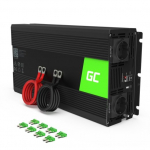 Green Cell INV24 galios adapteris/konverteris automobilis 1500 W Juodas