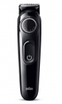Braun BeardTrimmer 3 BT3400 su akumuliatoriumi veikiantis 1 cm kirpimo ma&scaron;inėlė juoda