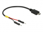 Delock USB/Power kabelis 10cm juodas