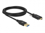 Delock USB Type-C kabelis 2 m juodas