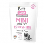 BRIT Care Mini Grain-Free Jork&scaron;yro la&scaron;i&scaron;a ir tunas - sausų &scaron;unų maistas - 400g