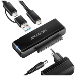 AXAGON ADSA-FPX USB-C 10Gbps - SATA 6G 2.5"/3.5" SSD/HDD FAST PORT X adapter incl. AC, adapter USB-C - USB-A