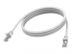 Vision CAT 6a Ekranuota sukioji pora (STP) 2m tinklo kabelis baltas