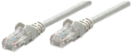 Intellinet Cat5e 3m pilkas tinklo jungties kabelis su auksine apkaba