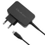 Qoltec 52386 GaN POWER PRO kroviklis 1xUSB-C 65W 5-20V 3-3.25A juodas