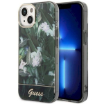 Guess GUHCP14SHGJGHA Jungle Collection Hardcase for iPhone 14 / 15 / 13 6.1" / žalia