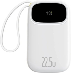 Baseus EnerFill FC31 Power Bank 20000 mAh 22.5W USB-C + Lightning / baltas