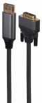 Gembird CC-DPM-DVIM-4K-6 DisplayPort į DVI adapterio kabelis 1.8 m 4K