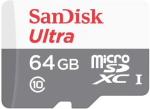 SanDisk Ultra microSD 64 GB Atminties Kortelė