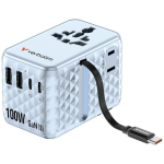Verbatim kelioninis adapteris EU / UK / US / 2x USB-C / 2x USB-A / USB-C 100W