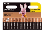 Duracell AA / MN1500 Alkaline LR6 1.5V Baterijos 12 vnt.